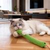 Interactive Snake Cat Toy with Catnip Crinkle Sound Plush Kitten Chew Toy for Teeth Cleaning