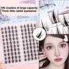 Simulation Rabbit Series False Eyelashes Comic Individual Cluster Reusable Segmented Winged Thick Lash Extension 12Mm Eyelashes