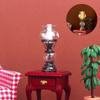 Mini Miniature LED Golden Light 1:12 Ceiling Lamp Chandelier  Doll House Accessories