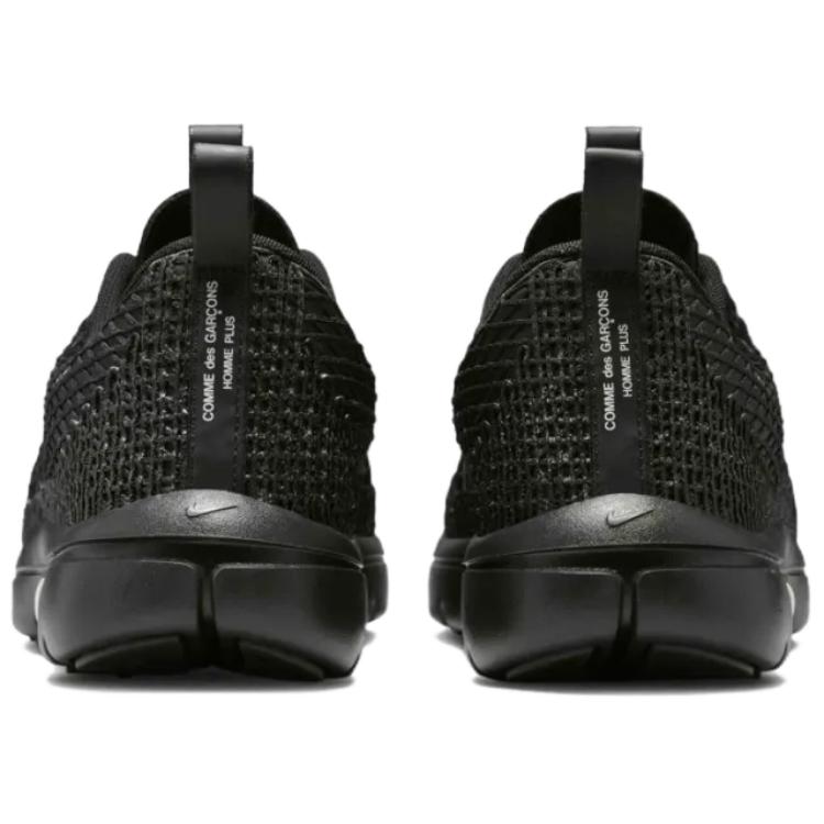 New COMME Des GARCONS HOMME PLUS x Nike Air Rejuven8 Slip Resistant Abrasion Resistant Low top Casual Shoes Unisex Black IF0364-001