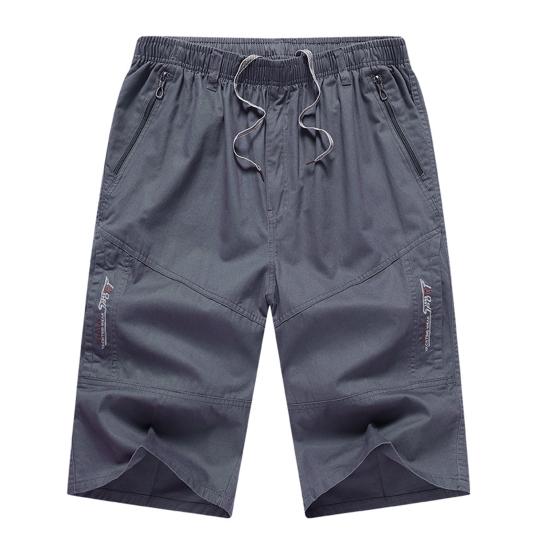 LDZYXY Pantaloncini Running Uomo Con Tasche Zip Sportivi Da