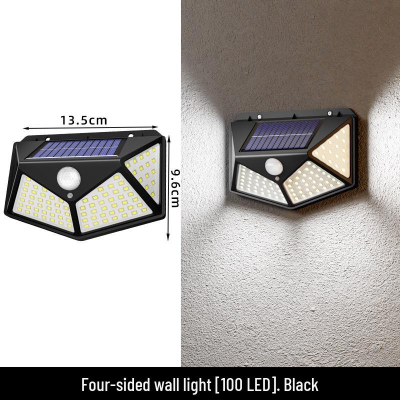 Solar Waterproof Outdoor Wall Light with Motion Sensor