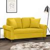 Vidaxl Decorative Cushions, 2 Pcs, Yellow, 40X40 Cm, Velvet