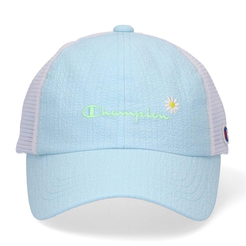 Kids Shirring Mesh Cap KIDS MESH CAP [Champion] (Sax)