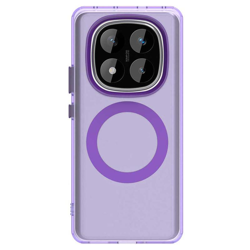 

Cases For Redmi 14C 13C 13 5G Matte For Magsafe Case For Xiaomi Redmi Note 14 13 Pro Plus 5G Turbo Translucent Wireless Charge Redmi 13 4G-5G фіолетовий