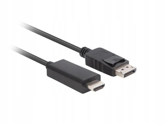 Kabel adapter Lanberg DisplayPort (M) V1.1 - HDMI (M) 1m czarny