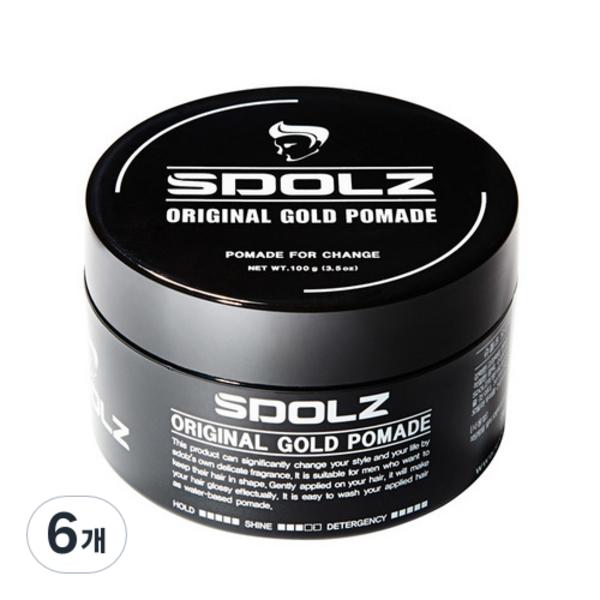 

Schdoltz Original Gold Pomade Hair Wax, 6 pieces, 100g, Korea best mens hair products