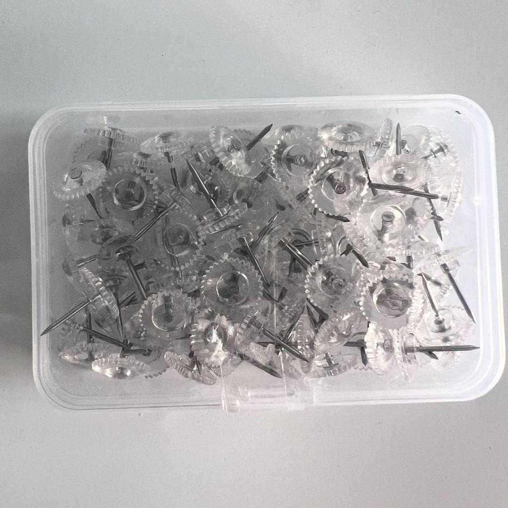 Sewing Patchwork Tools: Plum Blossom Flower Pattern Positioning Pins, 50pcs or 100pcs per Box