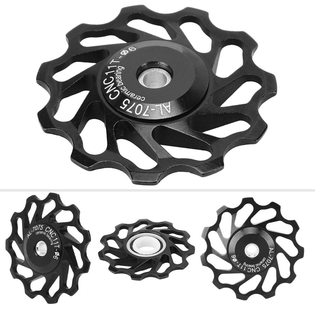 Ceramic Bearing 11T Rear Derailleur Pulley   Roller Accessory for Mountain   Road Bike
