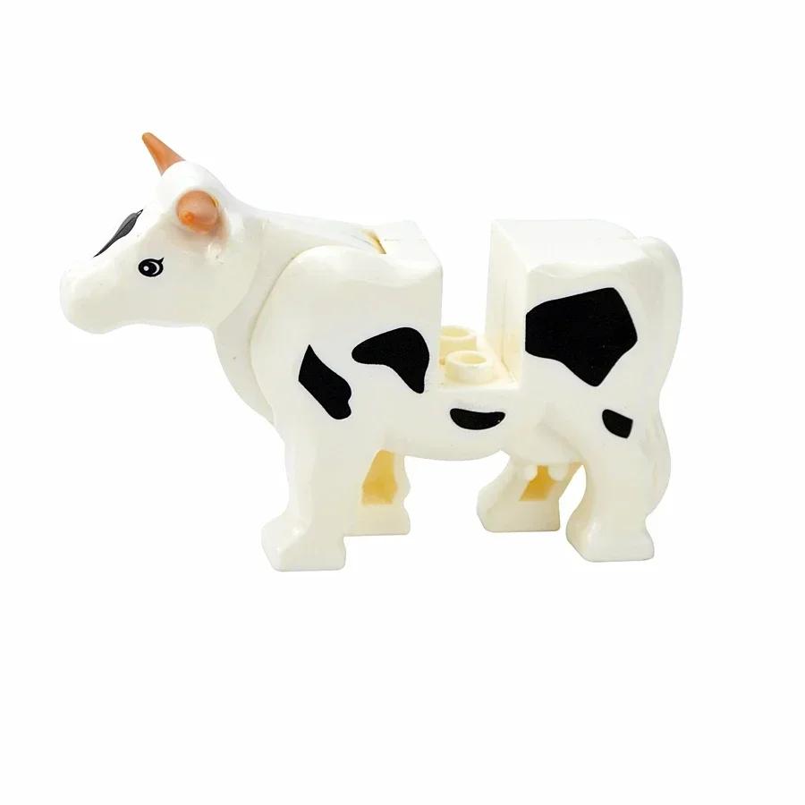 City Animal Building Block Figures Eagle Owl Goat Crocodile Dog Lion Cheetah Parrot DIY Farm Street View Accessories Bricks Gift