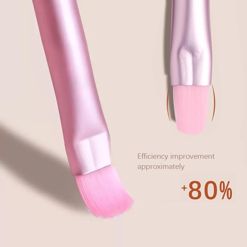 Confezione da 2 Lampade per Unghie Rilassanti Penne per Estensioni con Punta Tonda Rosa e Punta Piatta Verde Compatibili/Smalti Gel Nail Art
