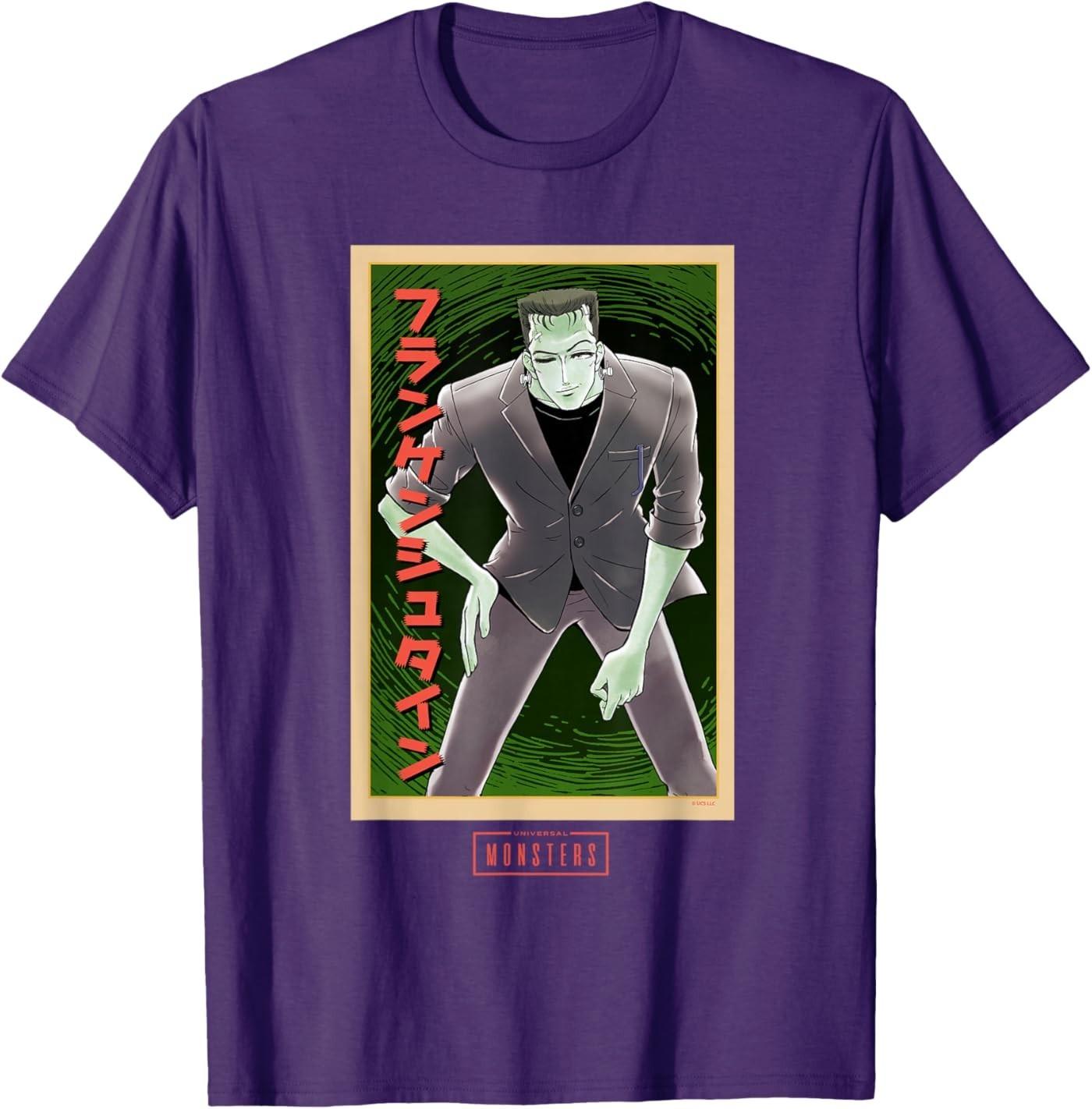 Classic Anime Frankenstein T-Shirt S разноцветный