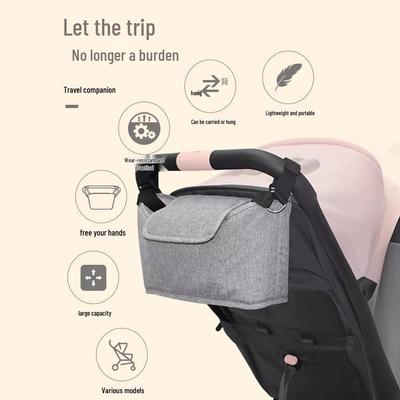 Universal Large Capacity Baby Stroller Hanging Storage Bag