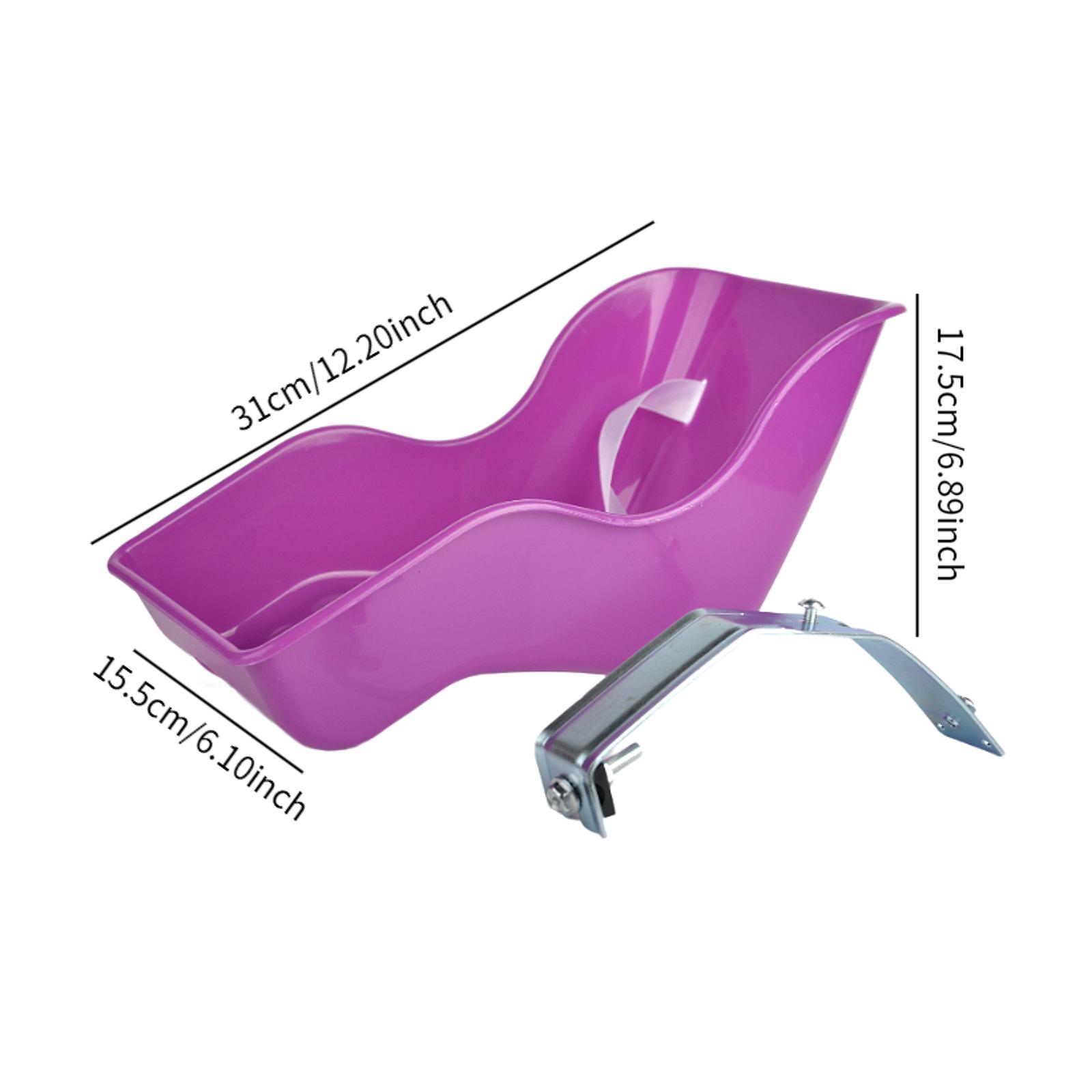 

Baby Doll Bicycle Seat Carrier Standard Sized Dolls Stuffed Animals Comfortable Fit Cute Petals Design Baby Gear Accessories