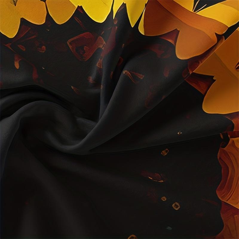 3pcs Fashion Duvet Cover Set, Sunflower Print Bedding Set With Zipper Closure, Soft Comfortable Duvet Cover