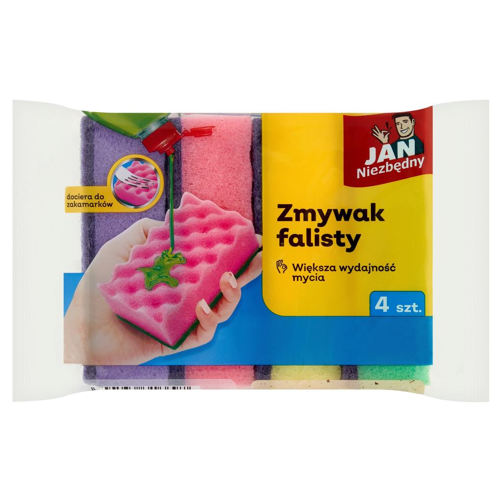 Jan Niezbędny Zmywak Uniwersalny Kuchenny Falisty 4 Szt.
