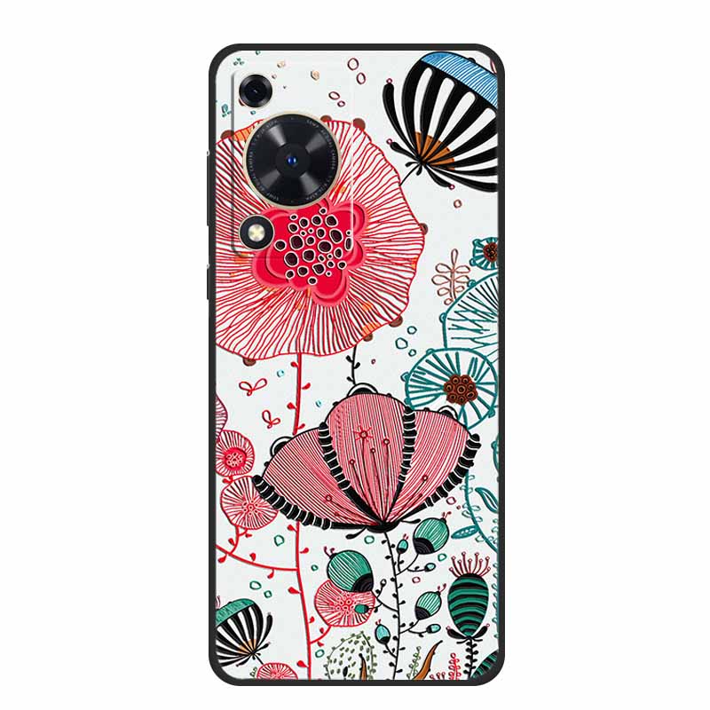3D Emboss Case For Huawei Nova Y72s Y63 Y72 12s Pura 70 Pro Ultra P60 Pro Phone Case Y 72 S Y 63 Black Silicone Soft Back Cover
