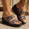 Mode Damen Hausschuhe Sommer Keilabsätze Strand Hausschuhe Damen Mode Lässige Plateau Sandalen Pantoletten Damen