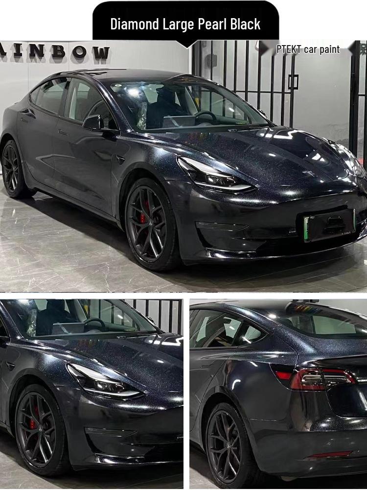 Gloss Black Car & Motorcycle Wrap - Crystal Piano Finish