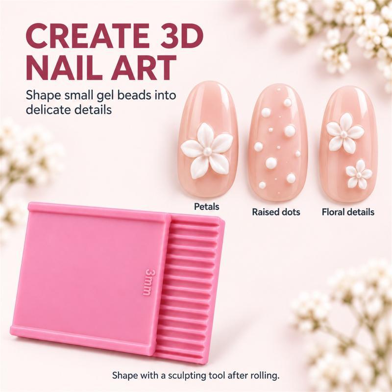 3Mm Clay Gel Ball Maker Pottery Hand Rolling Shaping Tool Nail Art Carving Mold Diy Jewelry Earrings Handmade Craft Supplies