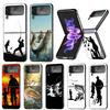 Hunting Fishing Man Phone Case For Samsung Galaxy Z Flip7 Flip6 5G Flip5 Flip4 Flip3 ZFlip 7 6 3 4 5 Shockproof Back Cover Galax