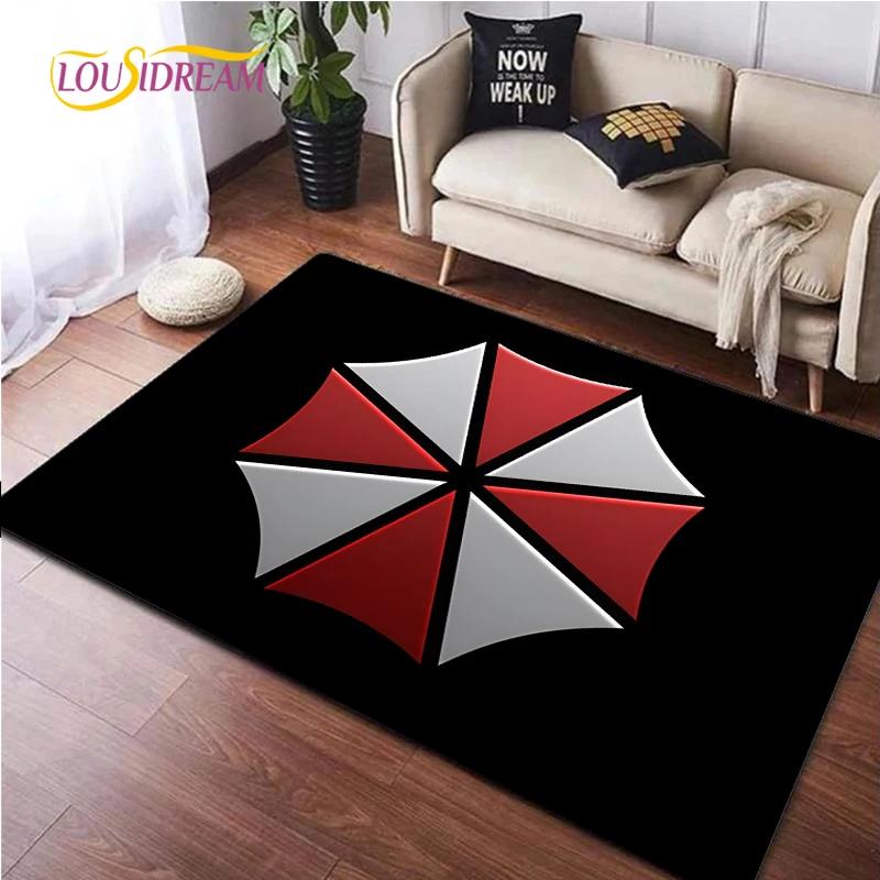 Alfombra de césped artificial para paraguas de moda para sala de estar, dormitorio, alfombras de área, alfombrilla antideslizante para puerta de cocina, alfombra, regalo de cumpleaños