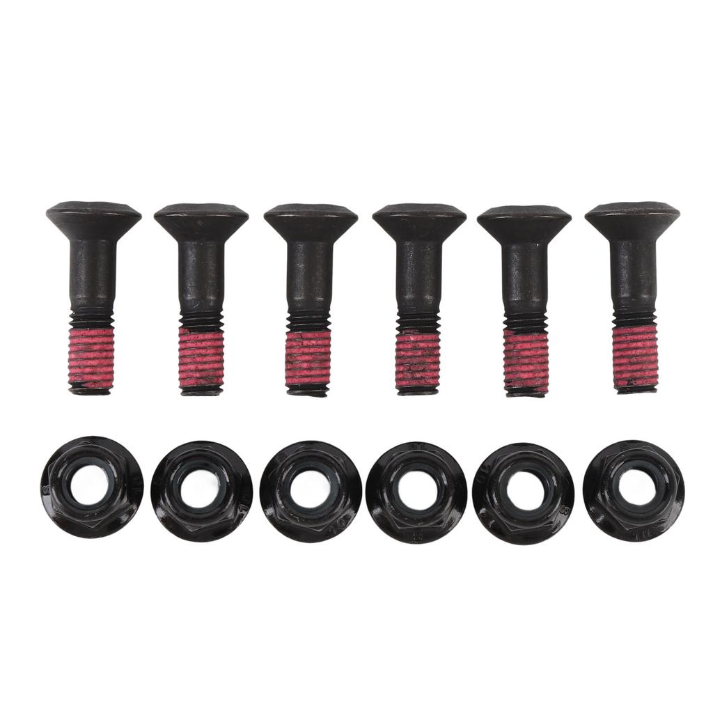 6 Sets Sprocket Bolt and Nut Kit M8 X 32mm Iron Motorcycle Sprocket Bolts Nuts Kit for YZ YZF