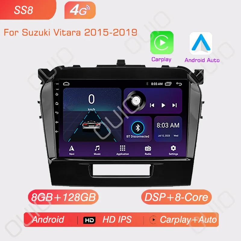 4G Android 13 Radio For Suzuki Vitara 2017 2018 2019 2020 Car stereo Multimedia Player Carplay Auto GPS navigation