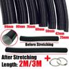 25mm 42mm 60mm 50mm 75mm 80mm 90mm Air Diesel Parking Heater Duct Pipe Tube Hose 2M 3M Length + 2 Clamps For Webasto Eberspacher