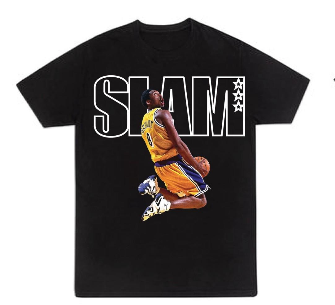 Kobe Bryant x SLAM Men s T-shirt Unisex Black Tee S разноцветный