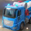 Children's Inertia Engineering Nehicle Cement Mixing And Discharging Boy Sound And Light Concrete Set Toy Car Gift