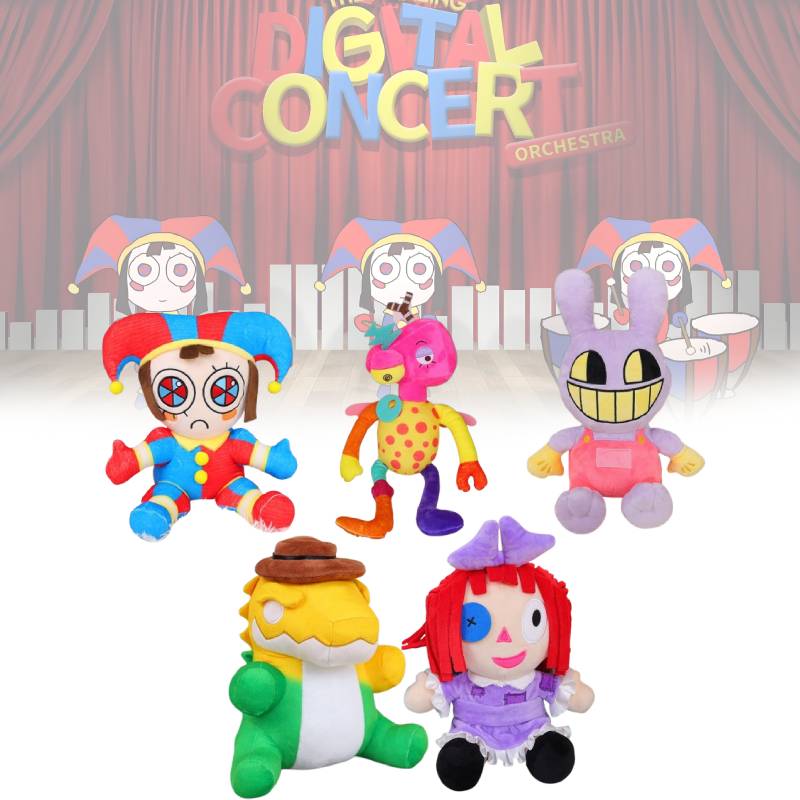 The Digital Amazing Circus Plush Toy Cute Cartoon Children Holiday Doll Gift