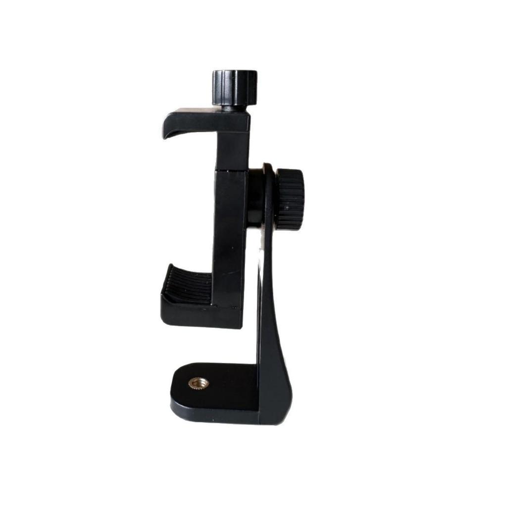 Adjustable Horizontal & Vertical Rotating Phone Clip for Live Streaming with 1/4 Port Adapter