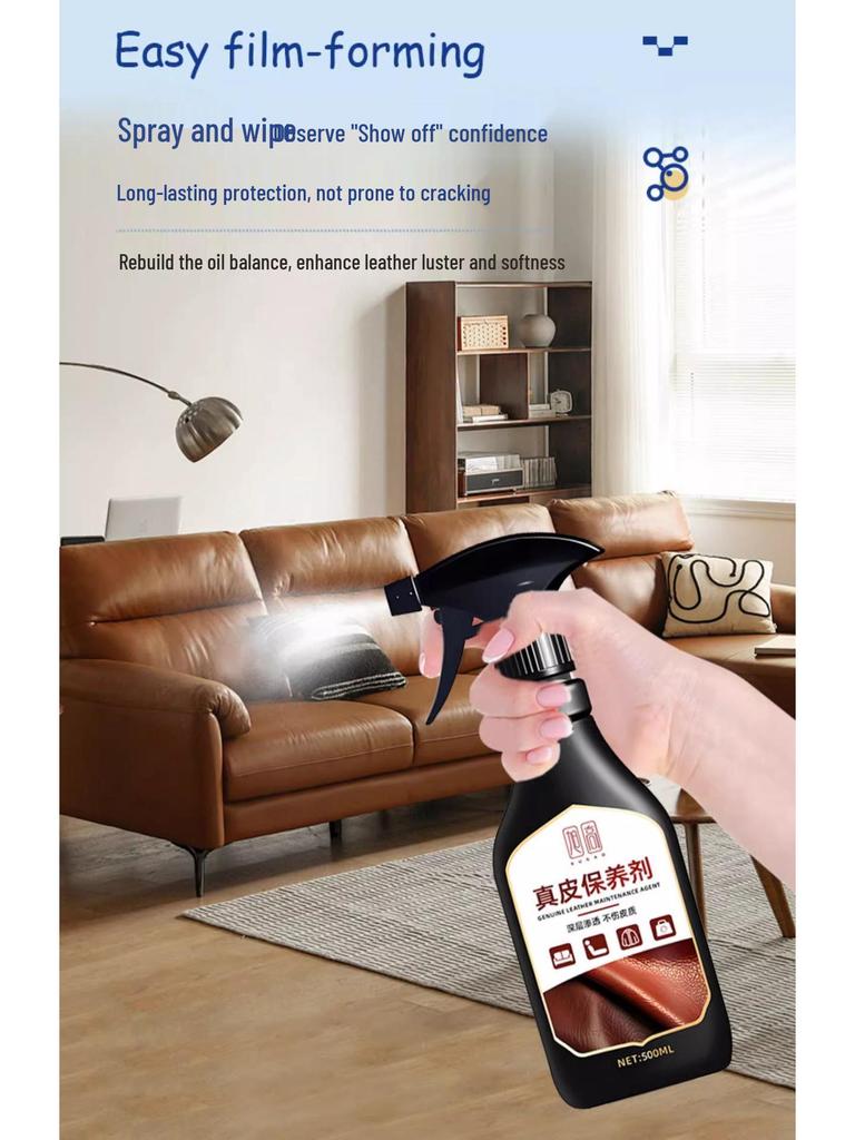 Premium Lederreiniger & Pflege für Sofas und Handtaschen