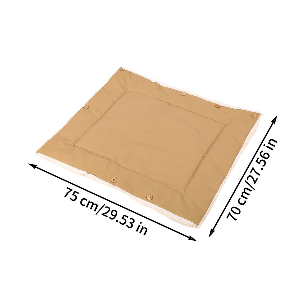 

Cat Bed 2 In 1 Enclosed Washable Pad Folding Kitten Bed Sleeping Pad For Kitten Bunny Pet Winter Fall Indoor Home Bedroom Living