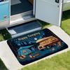 Playful Camper Car Printed Floor Mat for Living Room and Bedroom Anti-Slip Carpet Cozy Welcome Rug Home Decor Festivals Gifts