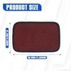 Car Center Console Cover, 12" × 8.66" Diamond Auto Center Console Protectiv Red