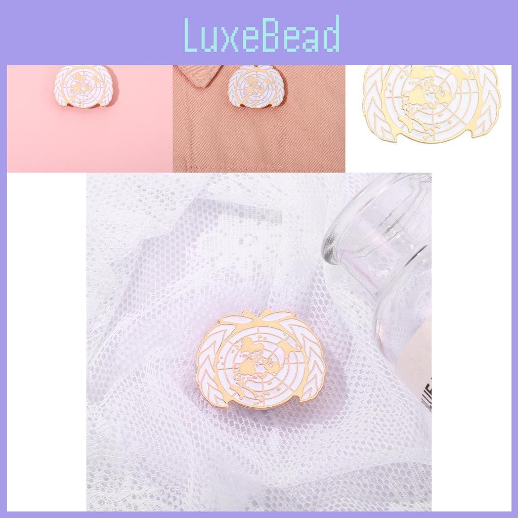 Kreative Geometrische Erd-Brosche aus Metalllegierung für Modische Dekoration und Geschenke