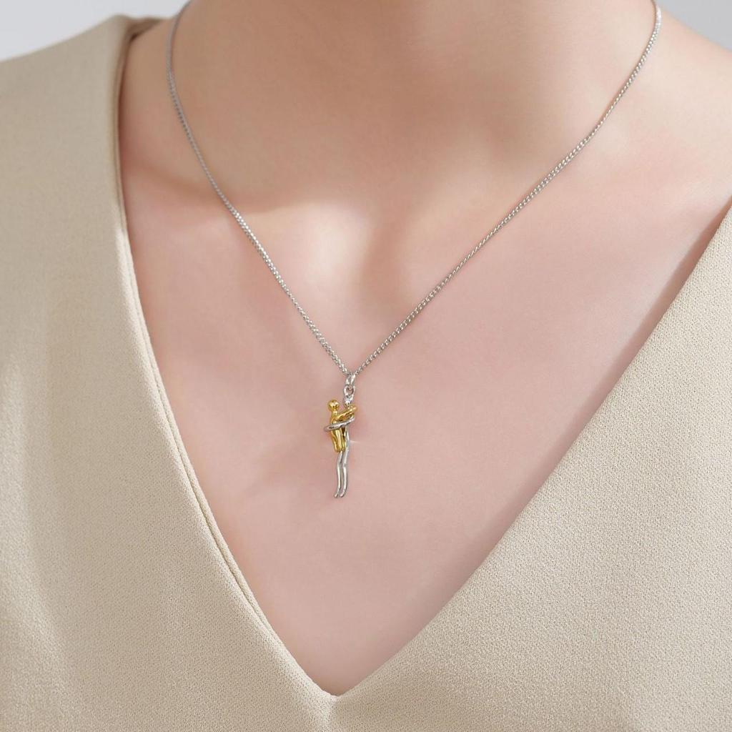 Versatile Hug Necklace Pendant - Fashionable Mother's Day Emotional Gift Ornament