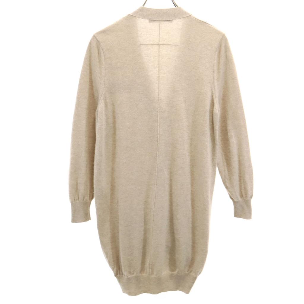 Givenchy Made In Italy Cashmere Blend Long Sleeve Cardigan XS Beige Women Used