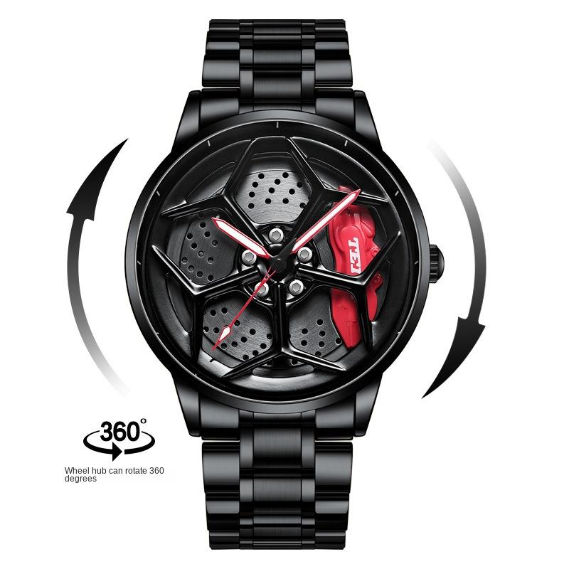 Ceas cu butuc de roată autentic SVJ, tridimensional, gol Tc5, etrieri forjați pentru mașină, modificat și rezistent la apă.