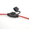 12V 30A with Fuses Blade Wire Cutoff Switch Socket Automotive Fuse Socket Car Mini Blade Fuse Holder Splash-proof Box
