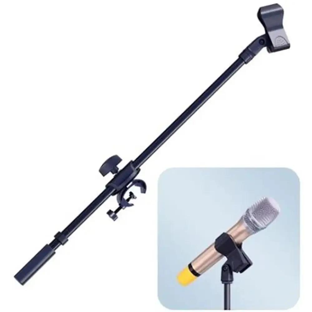1Pcs New 55cm Rotating Microphone Stand Crossbar Arms Designed 3/8 Thread Mic Clip Cross Bar Adjustable Phone Holder