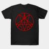 Sigil van Baphomet Rood Grafisch T-shirt