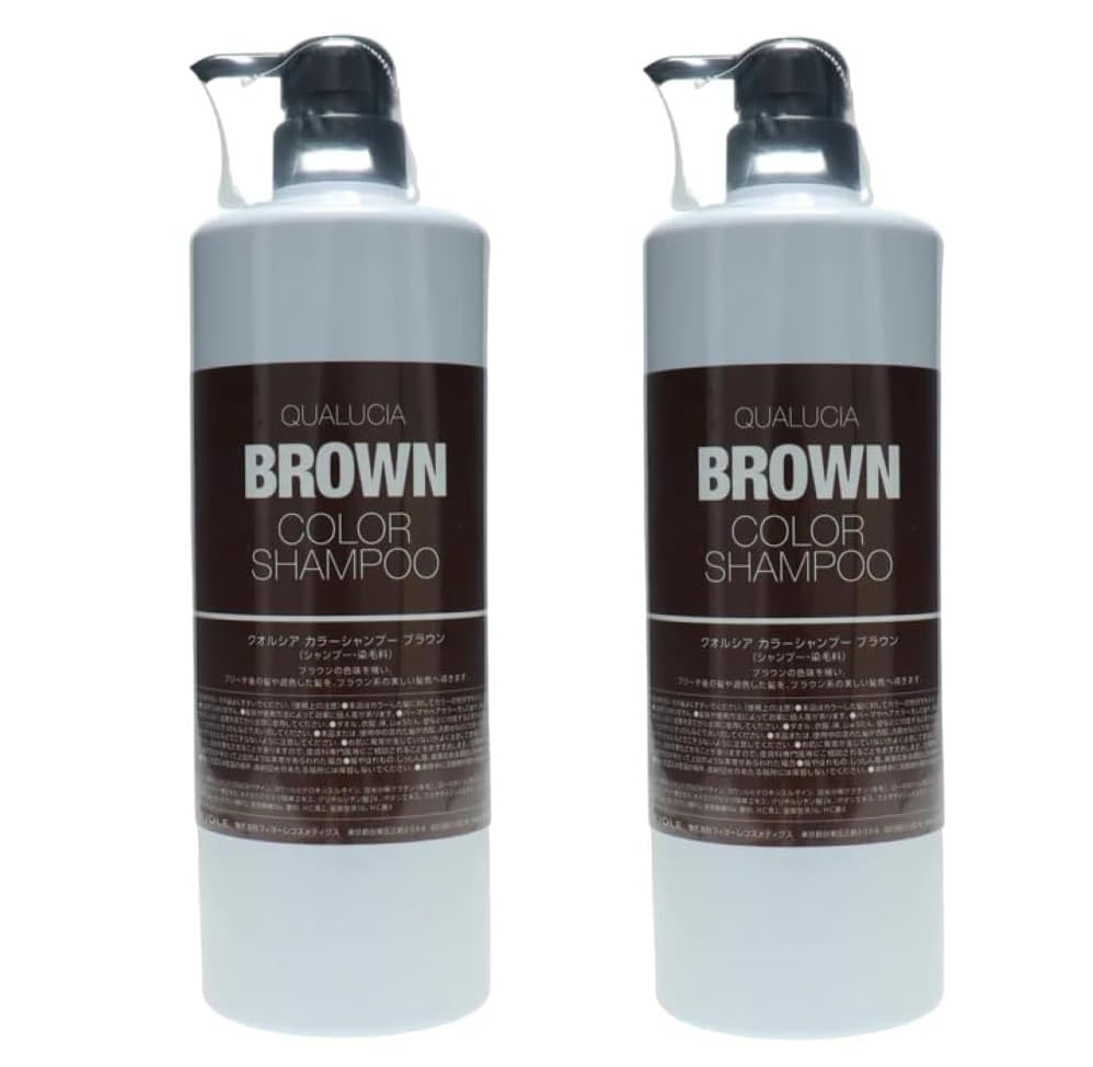 

Fiorre Qualcia Color Shampoo 1000ml Brown x 2 sets