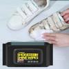12/30/80Pcs Disposable Shoe Clean Wipes White Sneakers Shoe Cleaning Care Stain Removal Quick Wet Wipes for Shoe Care