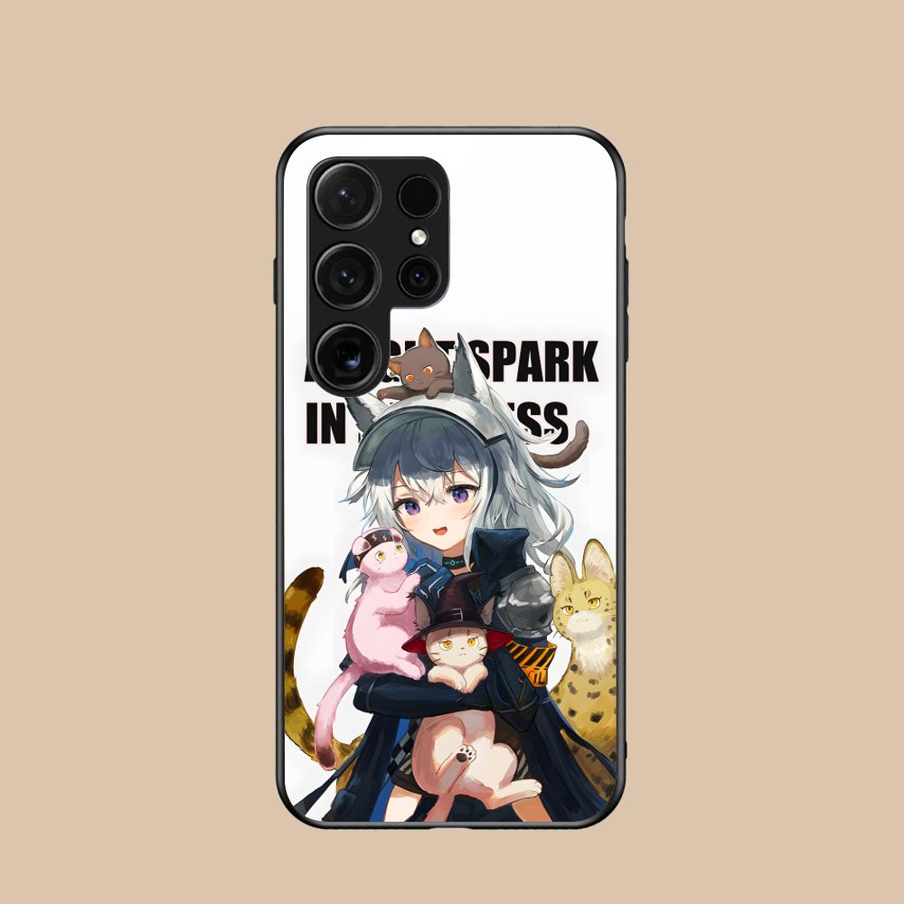 Arknights Grani Glas-Handyhülle für Samsung Galaxy A56 55 54 53 52 51 36 35 34 23 16 15 5G, farbenfrohe Hülle