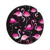 Pink Flamingos Car Tire Dust Cover SUV Truck Travel Trailer,Waterproof Tires 14" 15" 16" 17" Wheel Cover Spare Tire Cover