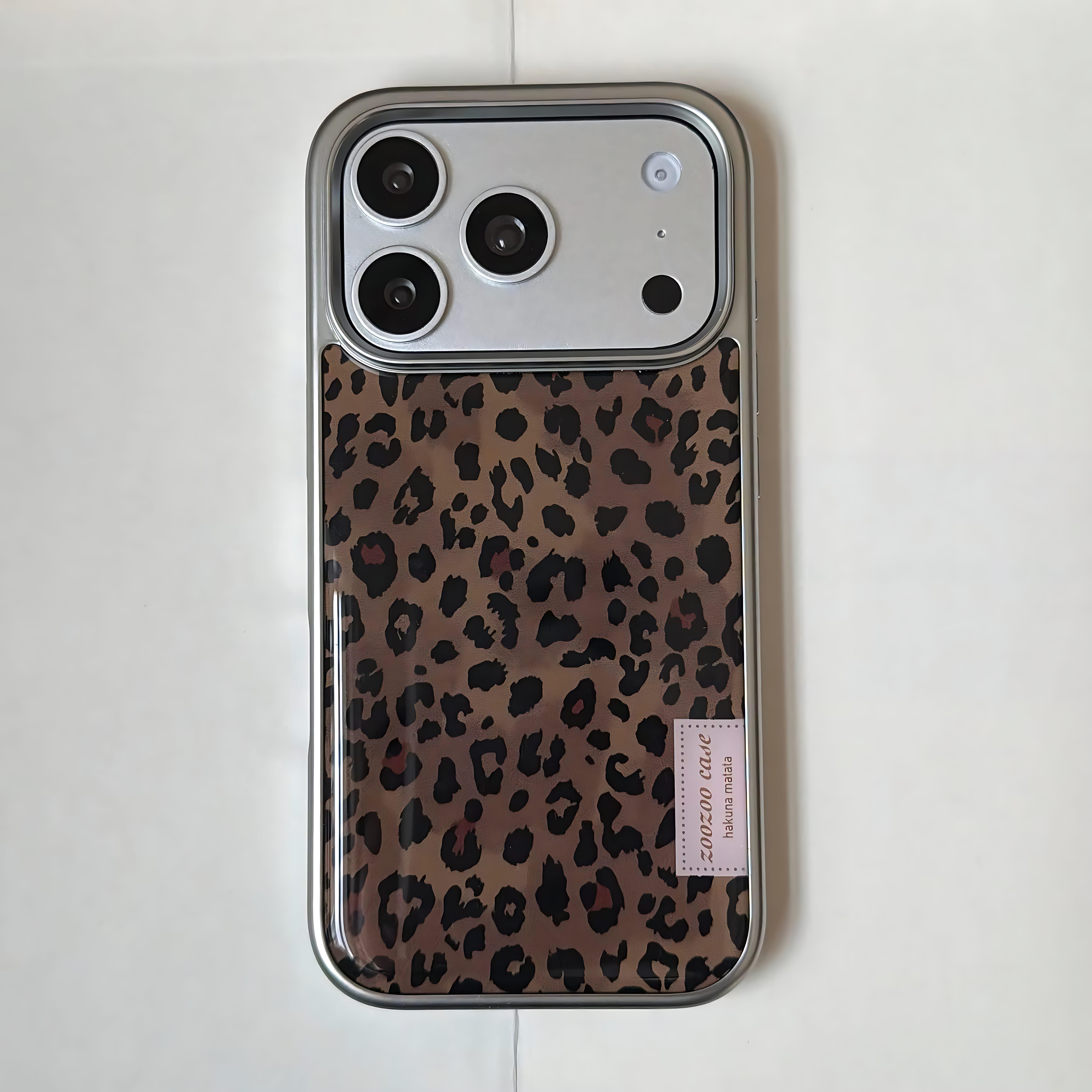 

Trendy Leopard Print Phone Case for iPhone 17 16e 16 15 14 13 12 11 Air Pro Max X XR XSMAX 8 7 Plus Luxury Clear Soft Back Cover iPhone 11