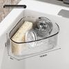 ZISIZ Corner Sink Sponge and Dishcloth Drain Rack